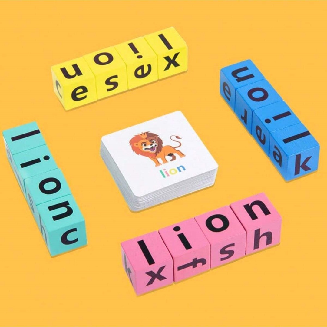 Board Game English - Çocuklar için Alfabe Yazım Tahtası Oyunu,