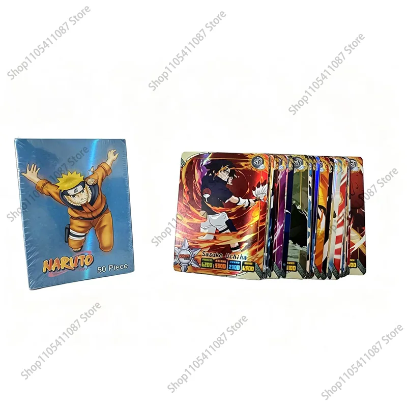 Board Game English - **50 adet Naruto İngilizce Kartları Gösterişli