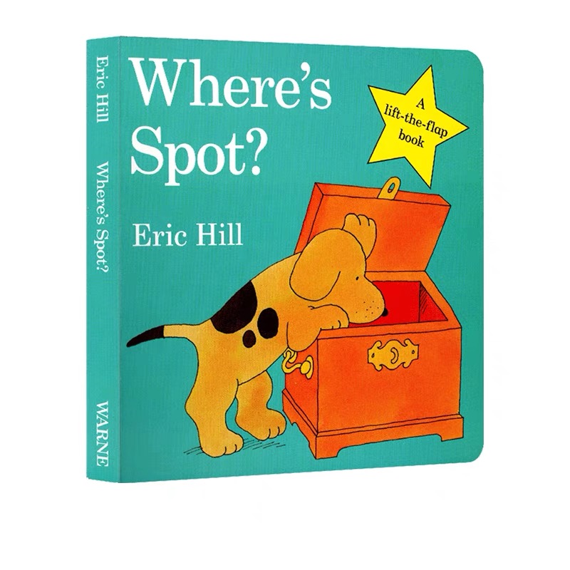 Board Game English - Spot nerede? Kapaklı Kartlı Kitaplar, İnteraktif