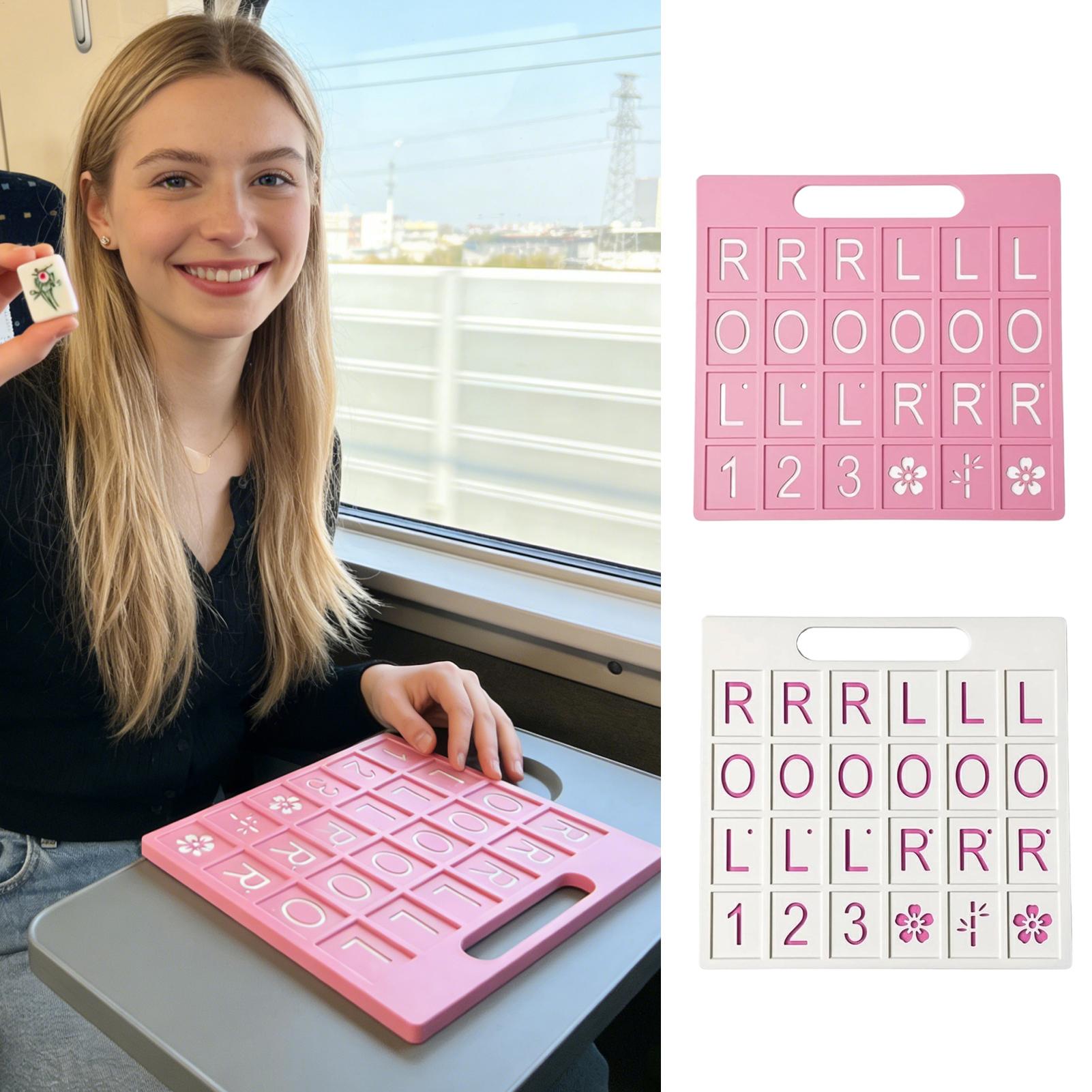 Board Game Solo - Solo Mahjong Tahtası 24 Yuvalı Taşınabilir