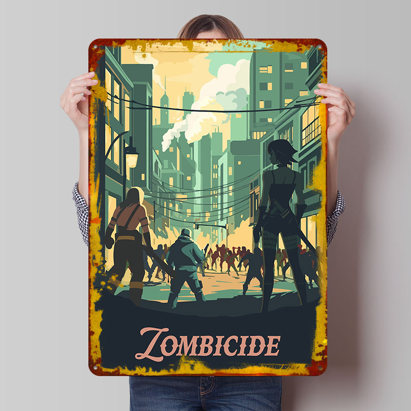 Board Game Zombicide - Zombicide Masa Oyunu İlham Veren Teneke