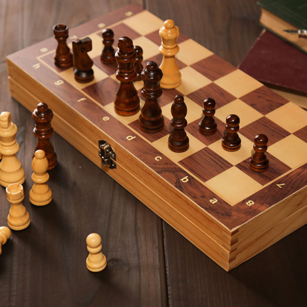 Magnetic Travel Chess - 29x29cm Büyük Satranç Tahtası Stratejik Düşünmeyi