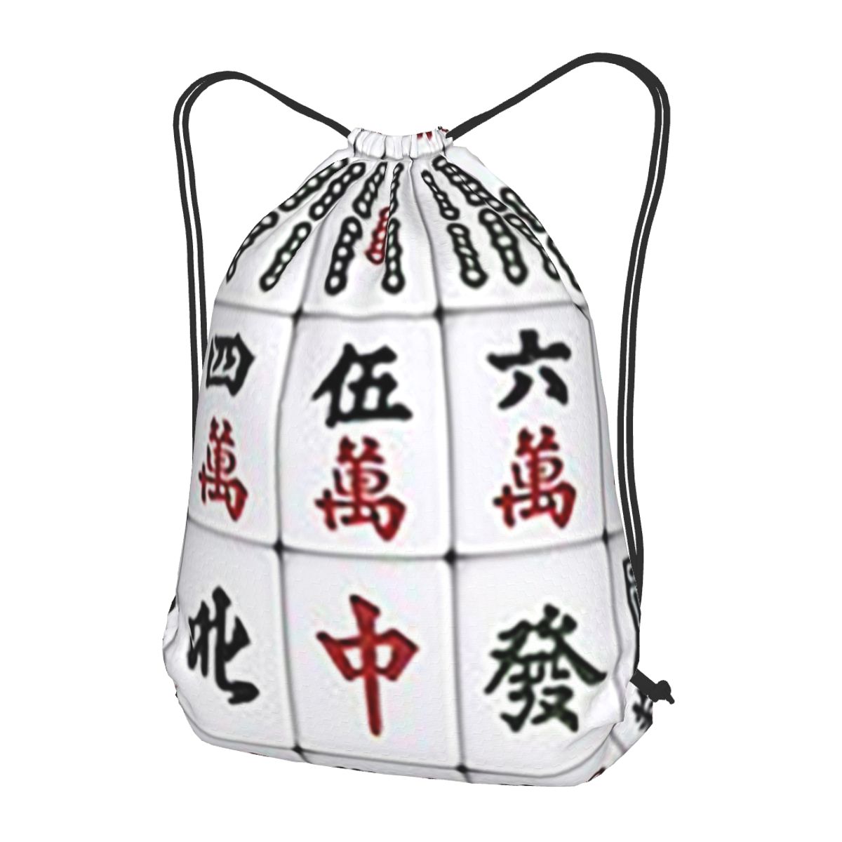 Mahjong Karo Desenli Sırt Çant - Tile Bag Drawstring incelemesi ve fiyatı