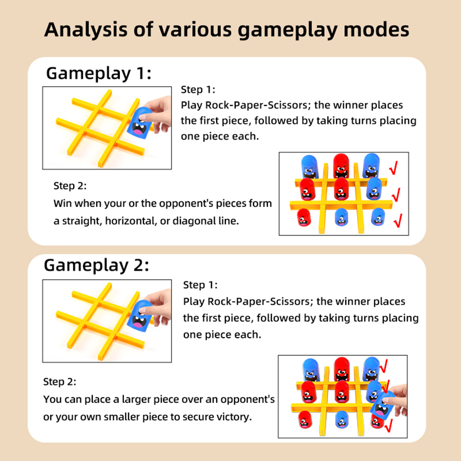 KNYYSECQ Tic Tac Toe Oyunu Yar - Board Game Strategi incelemesi ve fiyatı
