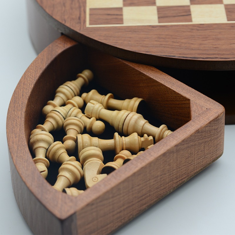 Yuvarlak Masif Ahşap Manyetik  - Magnetic Travel Chess incelemesi ve fiyatı