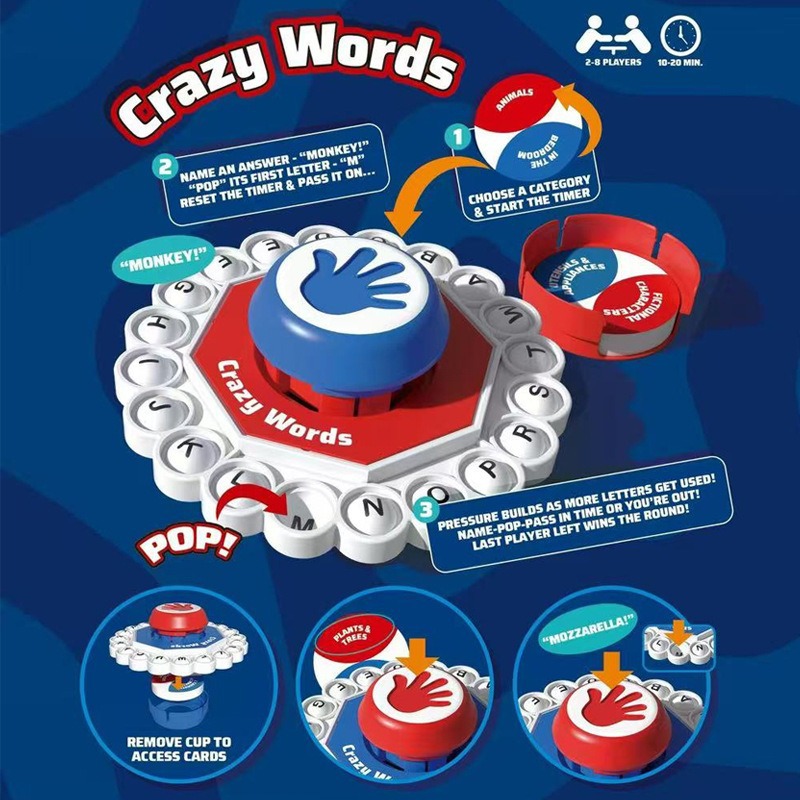 Çılgın Kelimeler İngilizce Mas - Board Game Quick incelemesi ve fiyatı