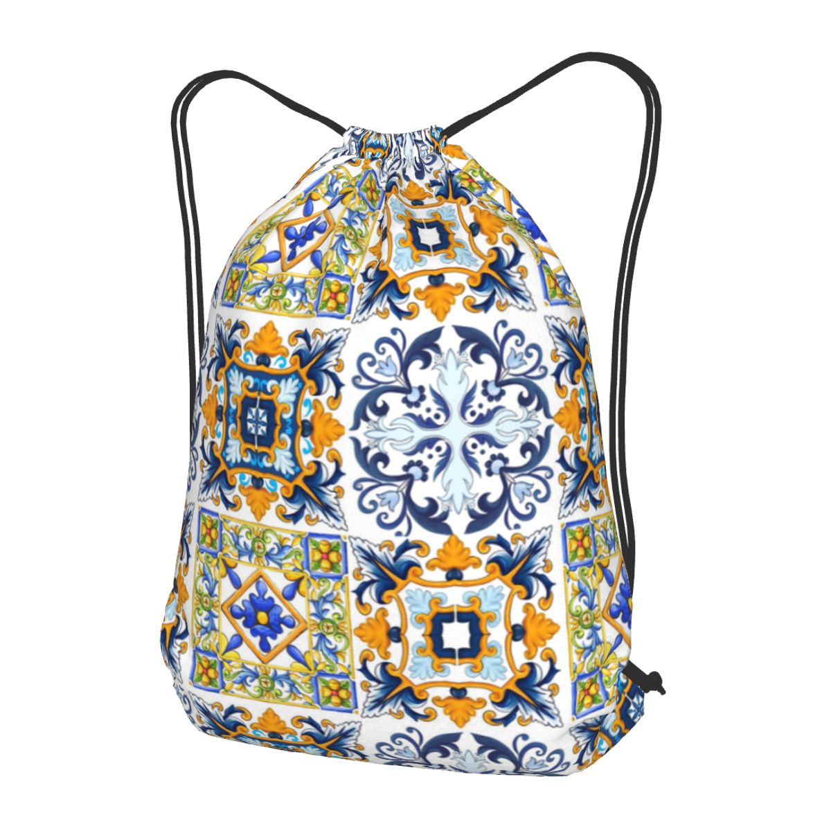Sicilya Fayansları Kopyası, Ak - Tile Bag Drawstring incelemesi ve fiyatı