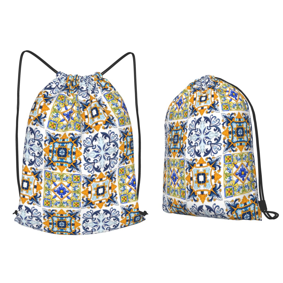 Sicilya Fayansları Kopyası, Ak - Tile Bag Drawstring incelemesi ve fiyatı