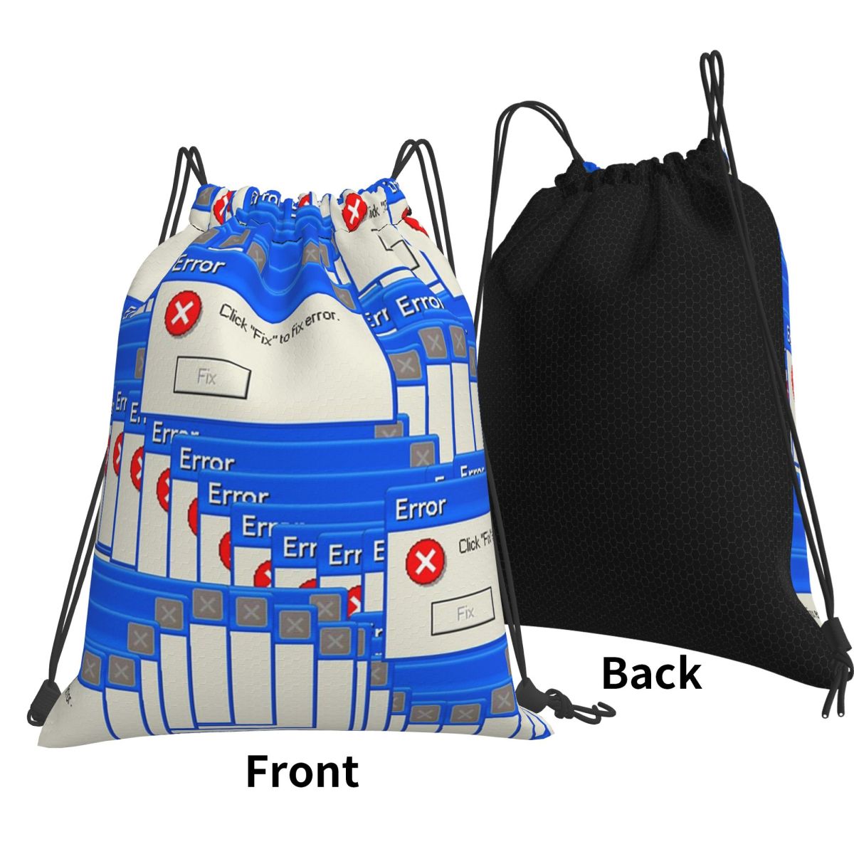 Windows Xp Error Tiled Sırt Ça - Tile Bag Drawstring incelemesi ve fiyatı