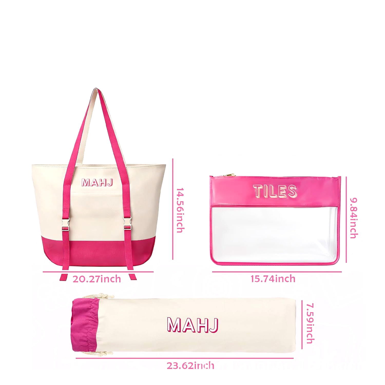 Mahjong Aksesuar Çantası Seti, - Tile Bag Drawstring incelemesi ve fiyatı