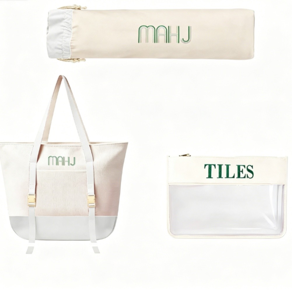 Mahjong Aksesuar Çantası Seti, - Tile Bag Drawstring incelemesi ve fiyatı