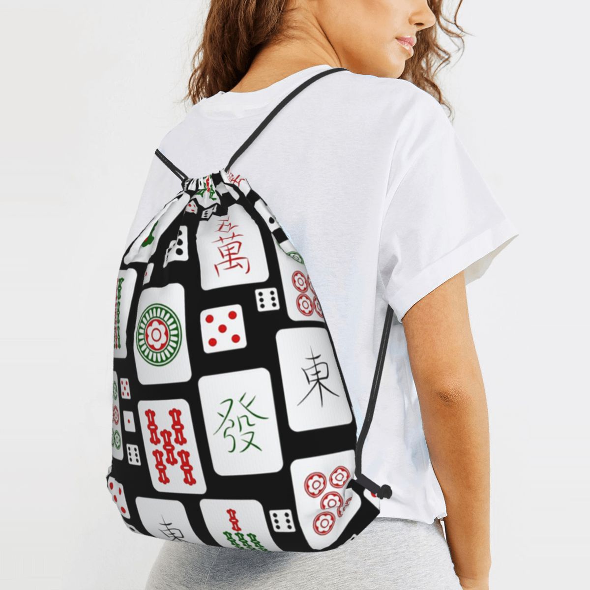 Mahjong Fayansları Oyunu Zar S - Tile Bag Drawstring incelemesi ve fiyatı