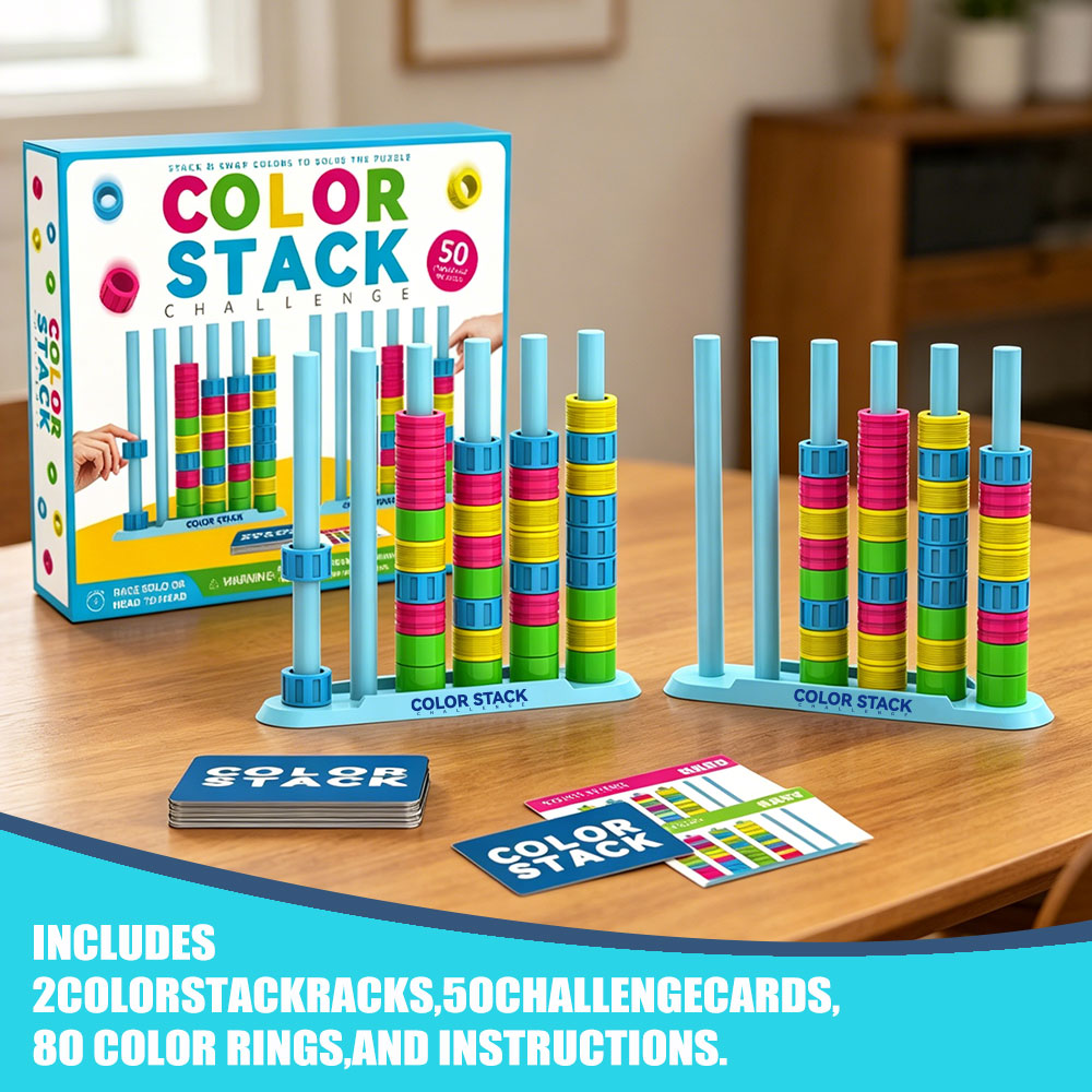 Renk İstifleme Yarışması Eğlen - Board Game Quick incelemesi ve fiyatı