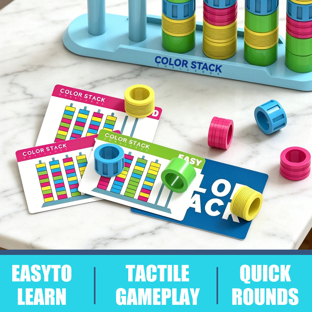 Renk İstifleme Yarışması Eğlen - Board Game Quick incelemesi ve fiyatı