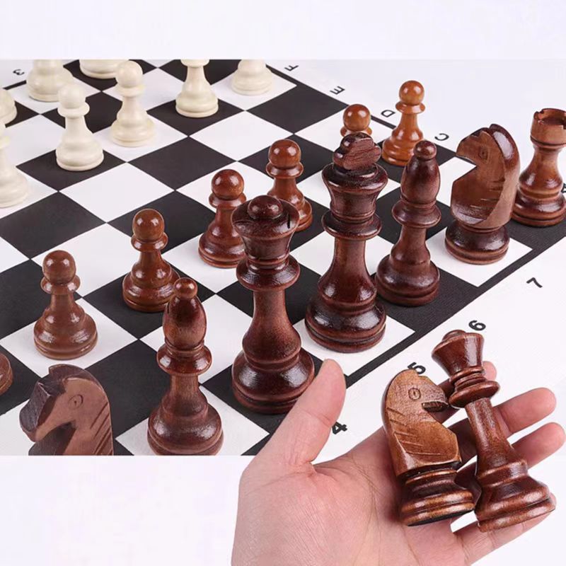 32 Parça Ahşap Satranç Kral Yü - Magnetic Travel Chess incelemesi ve fiyatı