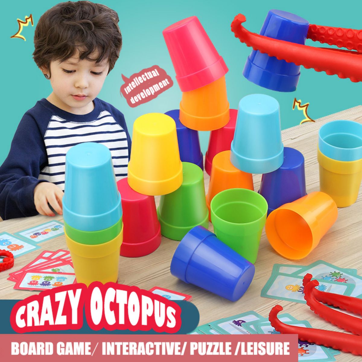 Çılgın ahtapot ebeveyn-çocuk i - Board Game Quick incelemesi ve fiyatı