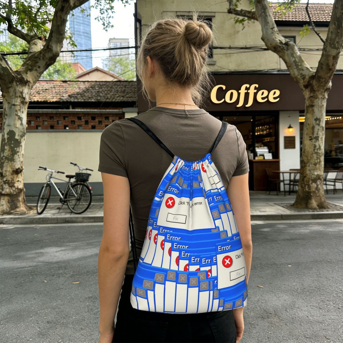 Windows Xp Hatası Baskılı İpli - Tile Bag Drawstring incelemesi ve fiyatı
