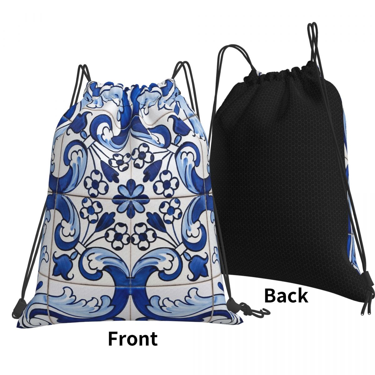Antika Klasik Lizbon Mavi Azul - Tile Bag Drawstring incelemesi ve fiyatı
