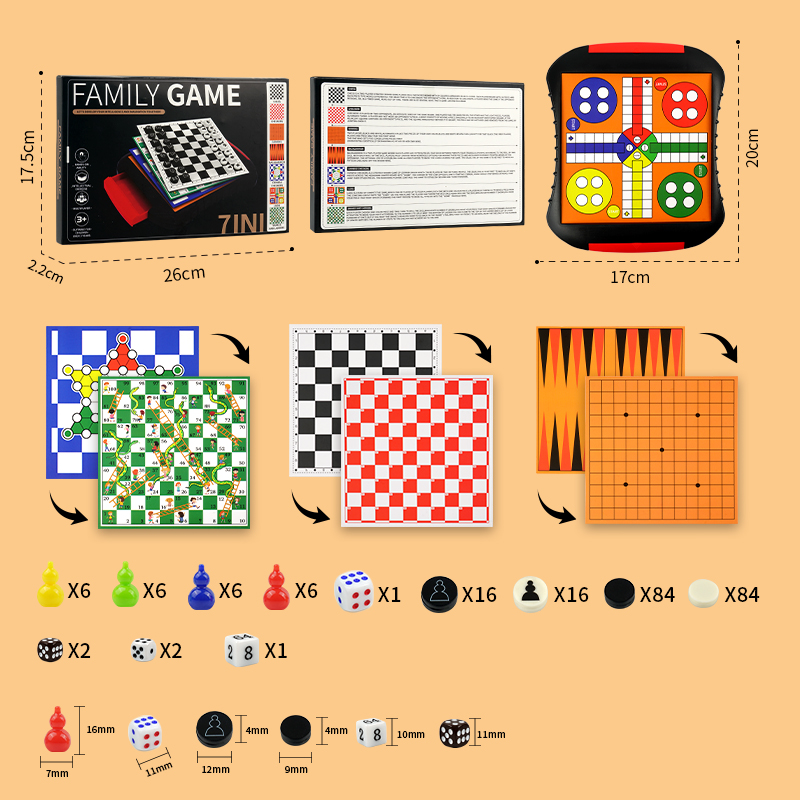 3'ü 1 arada/5'i 1 arada/7'si 1 - Magnetic Travel Chess incelemesi ve fiyatı