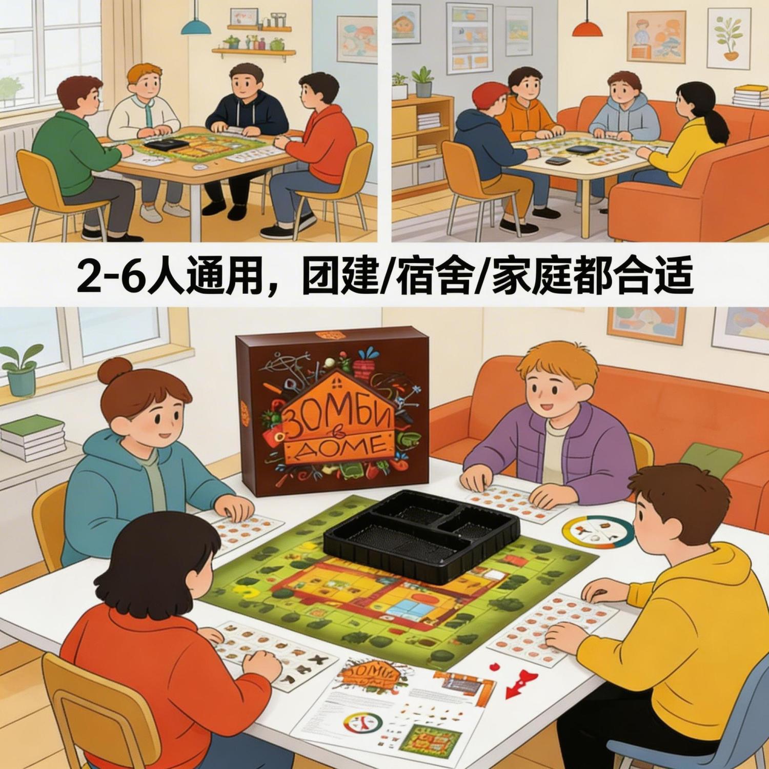 Rus Versiyonu Zombi Hayatta Ka - Board Game Zombie Survival incelemesi ve fiyatı
