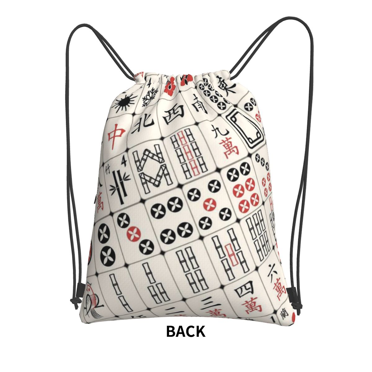 Mahjong Karo Desenli Sırt Çant - Tile Bag Drawstring incelemesi ve fiyatı